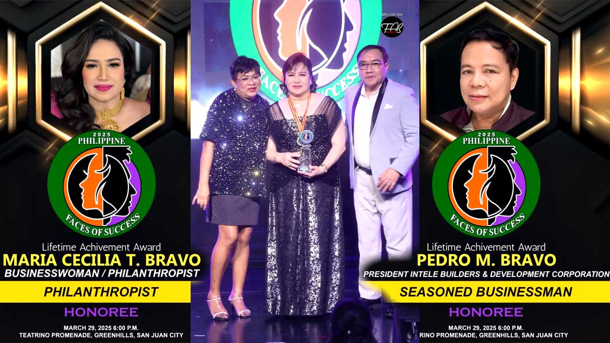 Cecille Bravo Pete Bravo Philippine Faces of Success