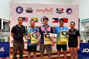 TATAND-Joola kampeon sa 1st TOTOPOL-Fishbroker Table Tennis tilt