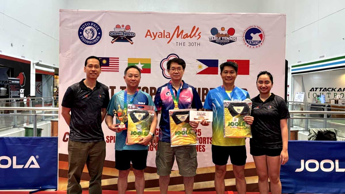 TATAND-Joola kampeon sa 1st TOTOPOL-Fishbroker Table Tennis tilt