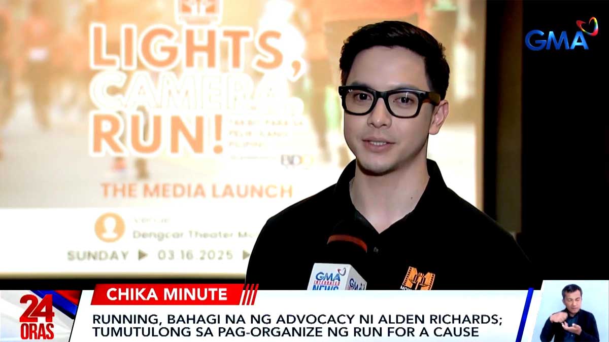 Alden Richards Lights Camera Run