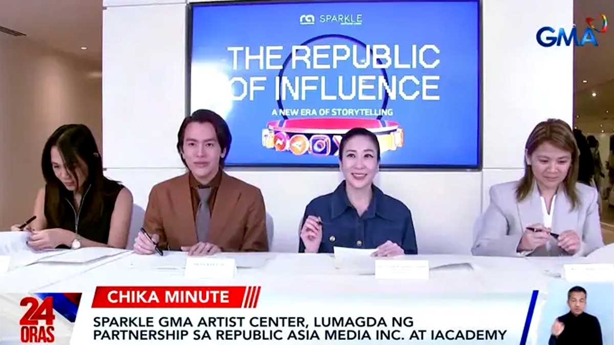 Sparkle GMA Artist Center Republic Asia iAcademy The Republic of Influence A New Era of Storytelling