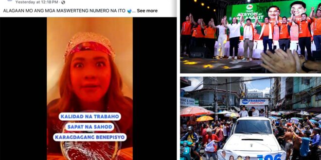 TRABAHO Partylist ibinida ng Team Aksyon at Malasakit sa Caloocan at Yorme’s Choice sa Maynila