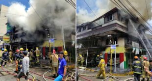 Sa Sta. Cruz, Maynila <br> Residential-commercial building nasunog