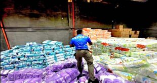 Sa Plaridel, Bulacan <br> P45-M ilegal na diaper nasabat 
