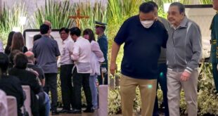 PBBM, Erap dumating sa huling gabi ng lamay