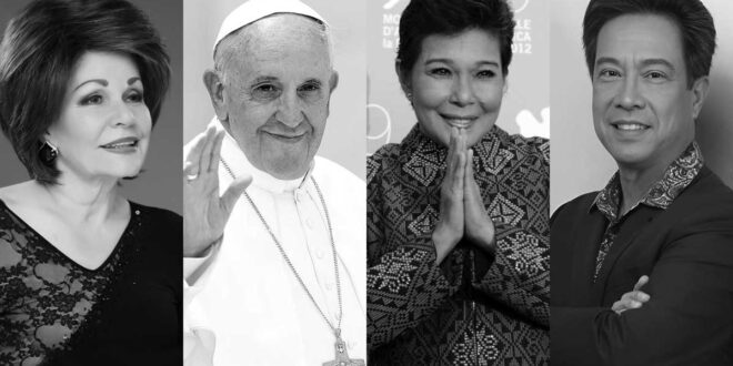 Pilita Corrales Pope Francis Nora Aunor Hajji Alejandro