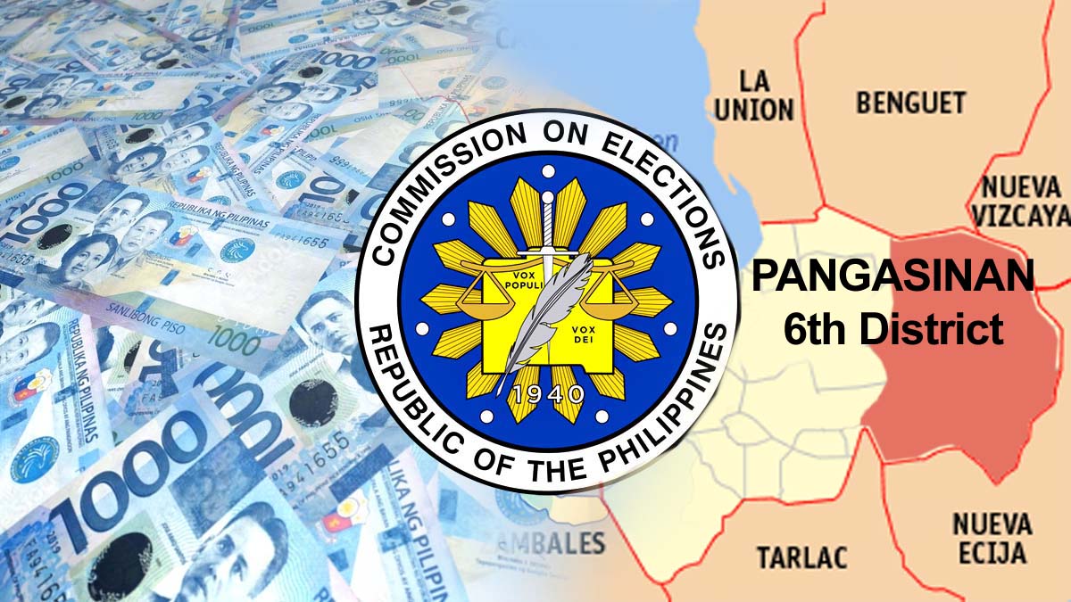 Comelec Money Pangasinan 6th District