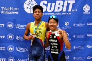 Darell Johnson Bada Yukiho Okuma NTT Asia Triathlon Cup sa Subic