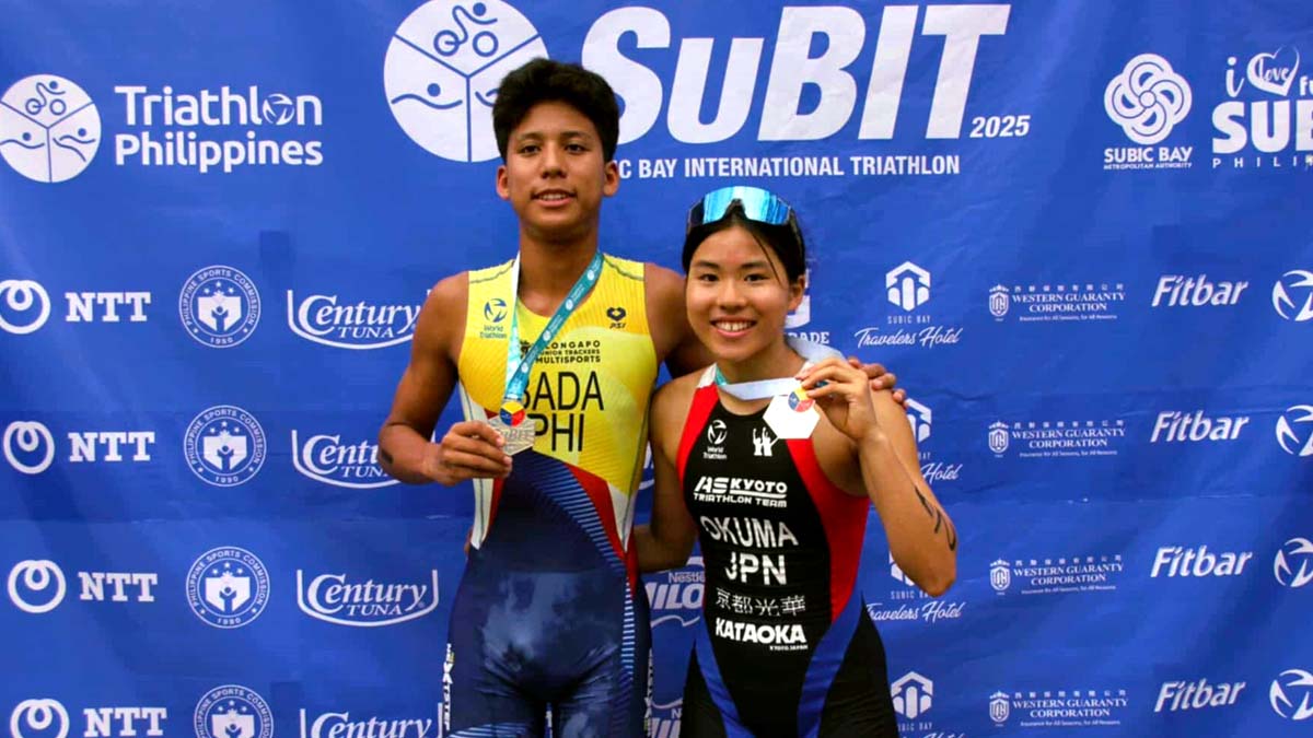 Darell Johnson Bada Yukiho Okuma NTT Asia Triathlon Cup sa Subic