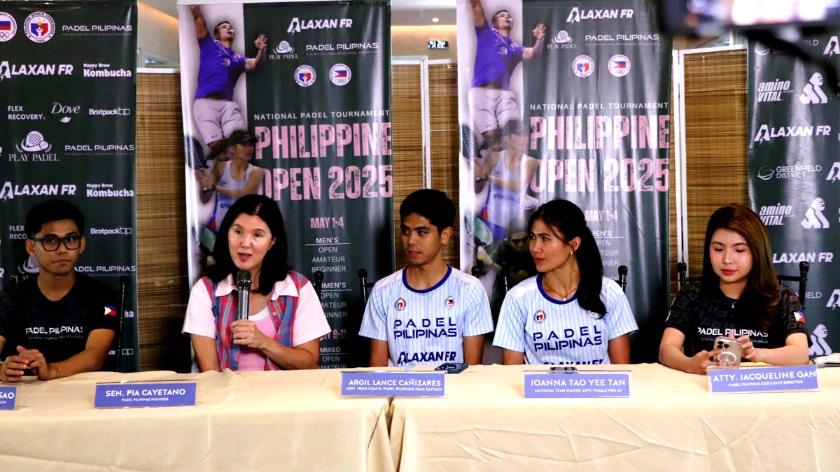 Pia Cayetano Padel Pilipinas