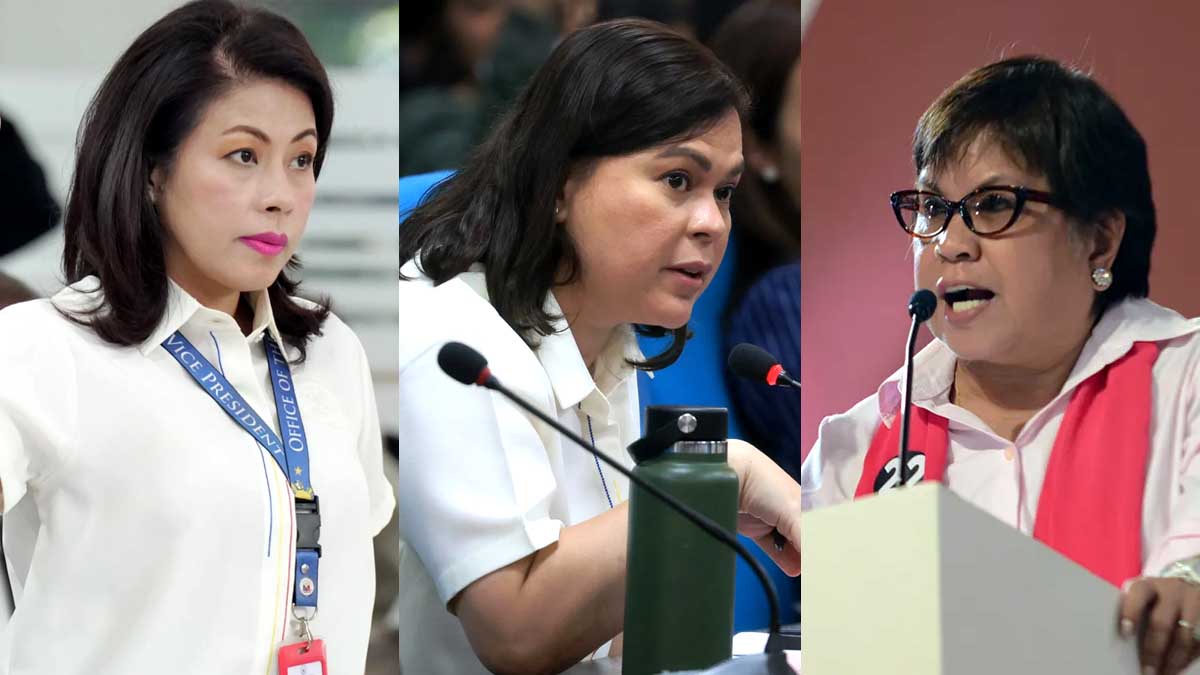 Sara Duterte Zuleika Lopez Atty Lorna Kapunan