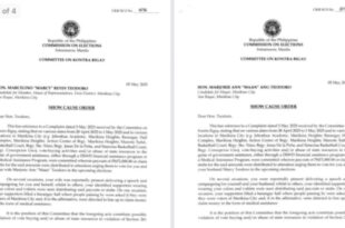 Marikina Comelec Maan Teodoro Marcy Teodoro
