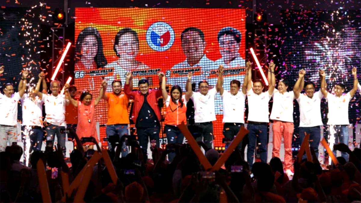 NP Grand Rally, dinagsa ng libo-libong tagasuporta ni Carlo Aguilar sa Las Piñas