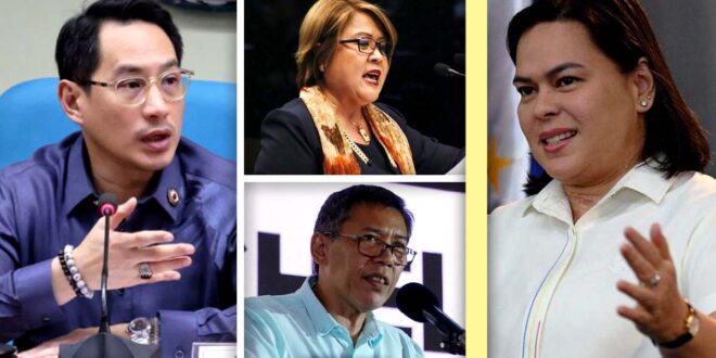 Zia Alonto Adiong Leila de Lima Chel Diokno Sara Duterte