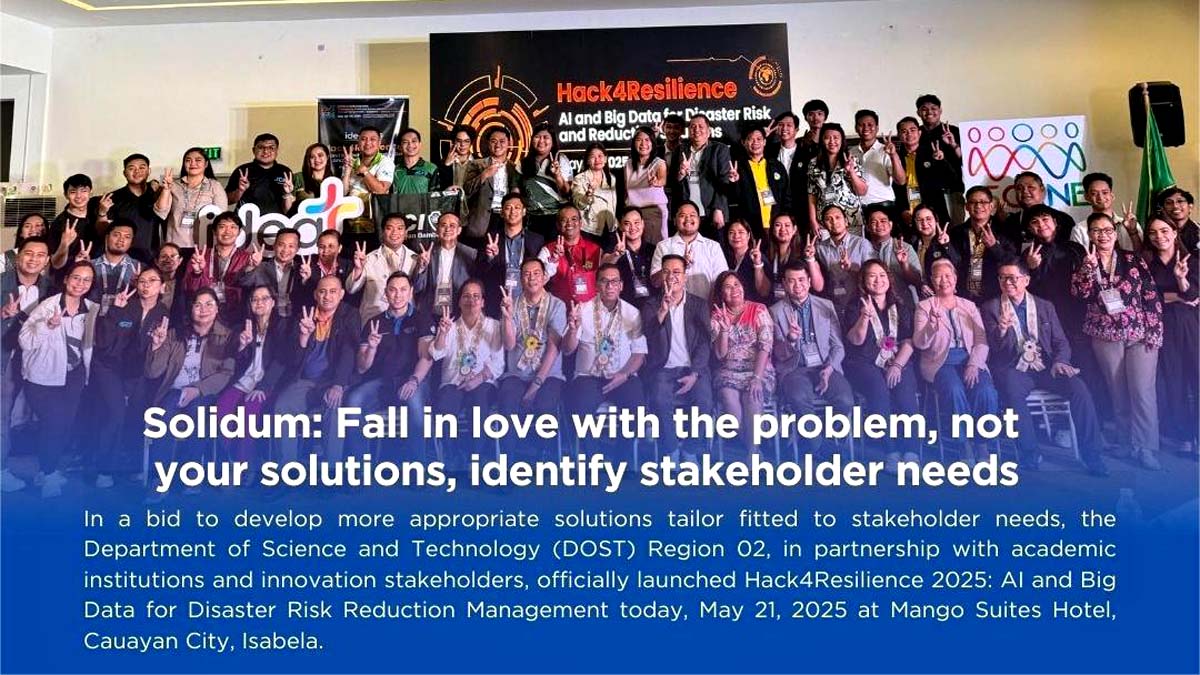 Solidum Fall in love with the problem, not your solutions, identify stakeholder needs