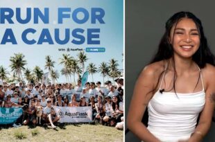 Nadine Lustre AquaFlask-Be Pawsitive Run