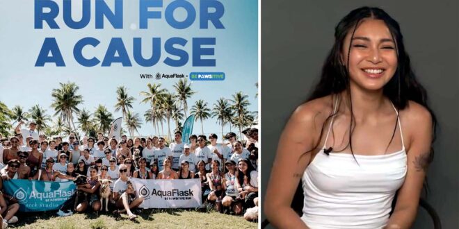 Nadine Lustre AquaFlask-Be Pawsitive Run