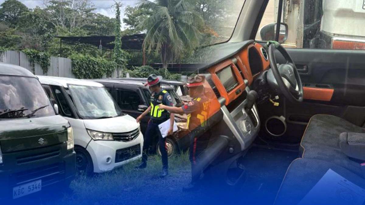 LTO Davao Smuggled Cars