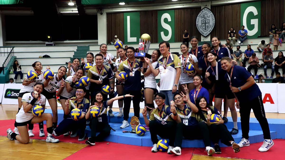 NUNS kampeon sa Shakeys Girls Volleyball Invitational League Rising Star Cup