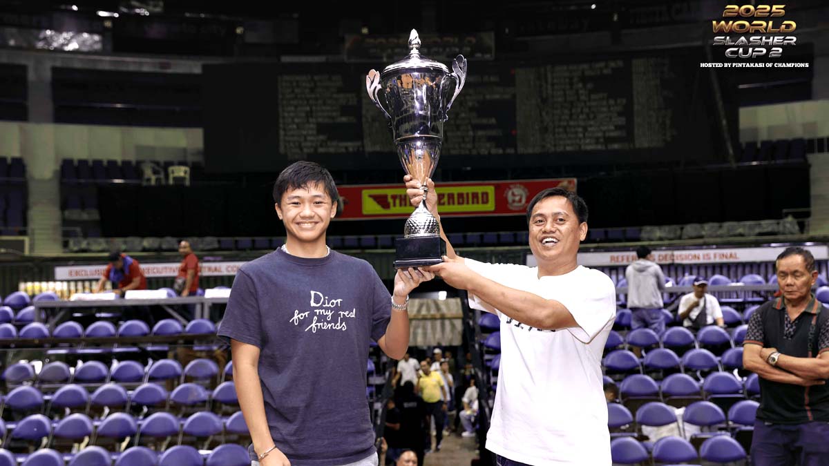 Bad Boy MJ Raffy entry solo champ ng 2025 World Slasher Cup 2