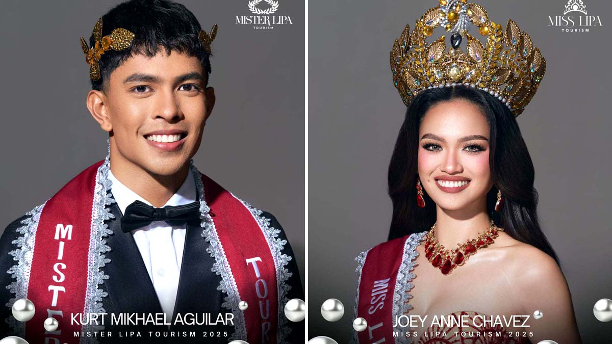Kurt Michael Aguilar Joey Anne Chavez Mister Miss Lipa Tourism 2025