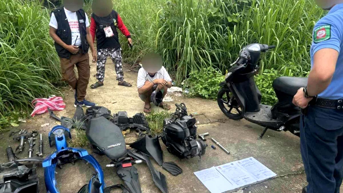 Huli sa aktong pagkatay sa sinikwat na motorsiklo lalaki sa Bulacan tiklo