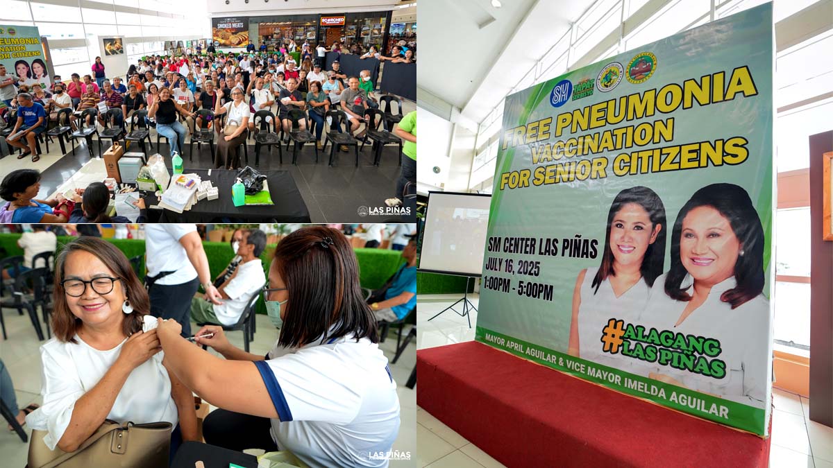 Las Piñas 43 senior citizens free pneumonia vaccine