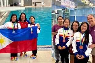 Antonia Lucia Raffaele Zoe Lim Philippine Artistic Swimming Team
