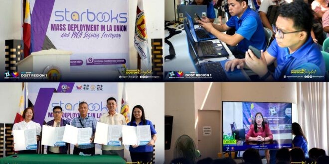 200 STARBOOKS Units Installed in La Union Schools, Opening New Doors for Learners through Science and Technology
