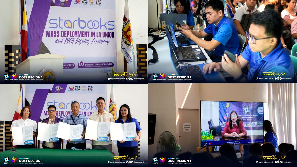 200 STARBOOKS Units Installed in La Union Schools, Opening New Doors for Learners through Science and Technology