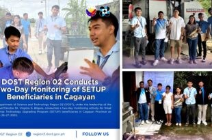 DOST Region 2 Conducts Two-Day Monitoring of SETUP Beneficiaries in Cagayan