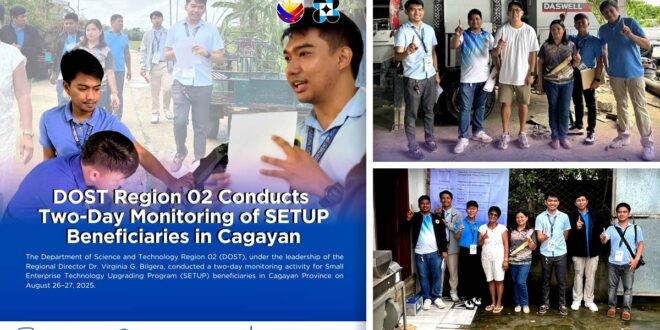 DOST Region 2 Conducts Two-Day Monitoring of SETUP Beneficiaries in Cagayan