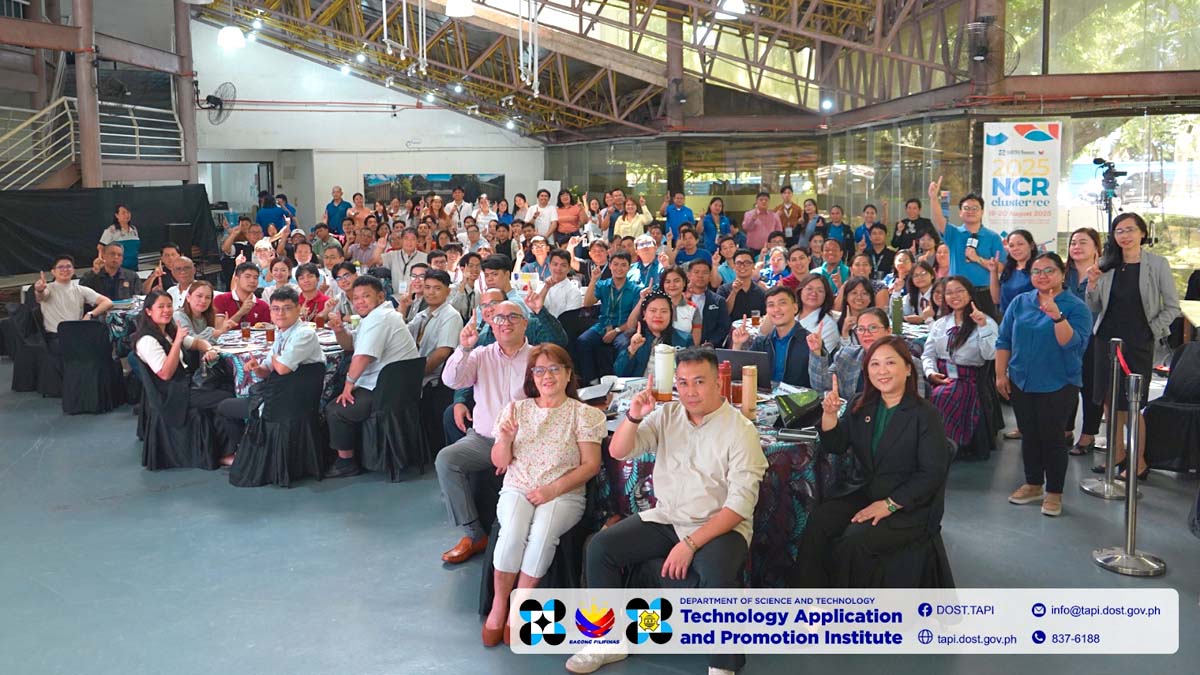 DOST-TAPI has crowned the winners of the 2025 ClusteRICE – NCR leg