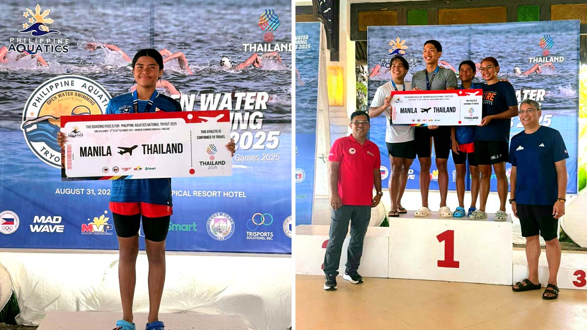 Graziella Sophia Ato PAI Eric Buhain Anthony Reyes Swim