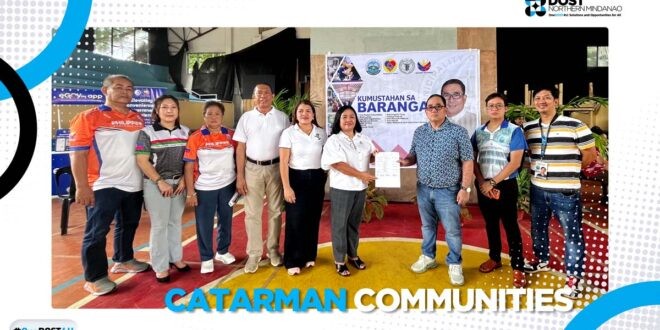 Catarman communities empowered wit new DOST Projects