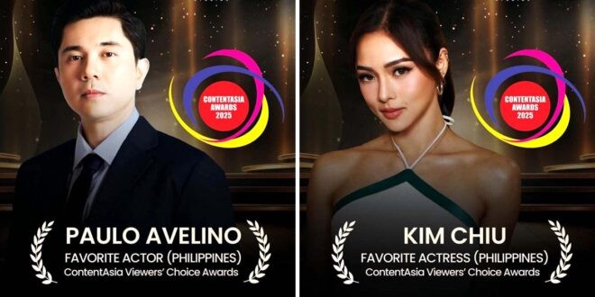 Paulo Avelino Kim Chiu ContentAsia Awards
