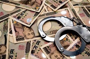 Arrest Posas Handcuff Japanese Yen