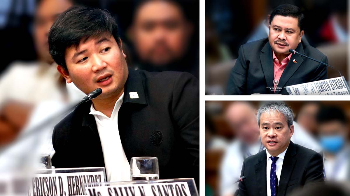 Brice Hernandez Jinggoy Estrada Joel Villanueva