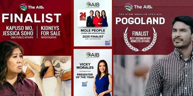 2025 Association for International Broadcast Awards AIBs GMA Public Affairs