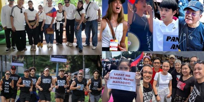 Celebrites Rally Protest