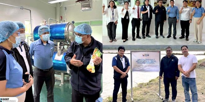 Sec Solidum sees thriving food innovation and salt industry in Northern Mindanao