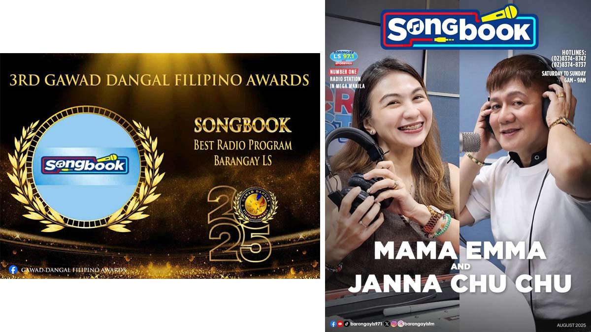 Mama Emma Janna Chu  SongBook ng Barangay LSFM 97.1 Gawad Dangal Filipino Awards