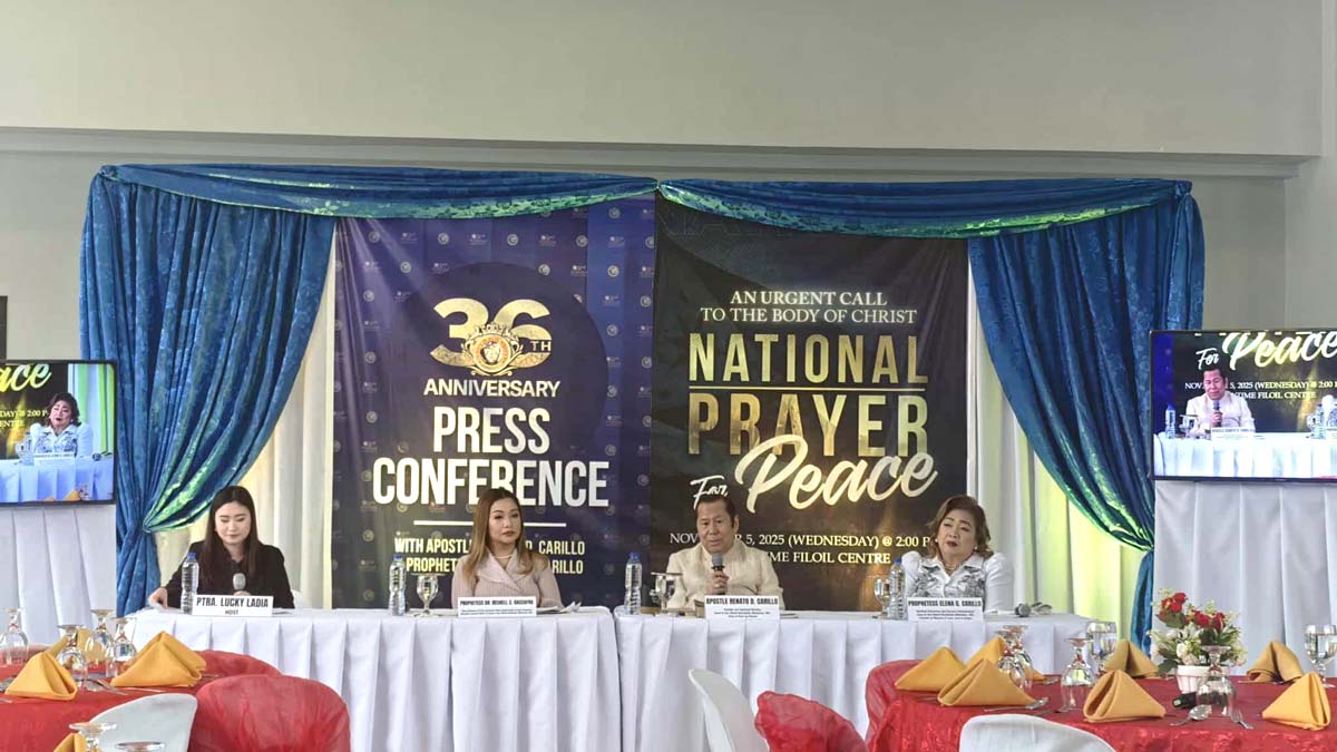National Prayer for Peace isinusulong ng Jesus is Our Shepherd Worldwide Ministries