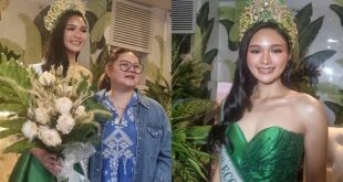 Paula Merced Carmel B Vitug Miss Eco Teen International