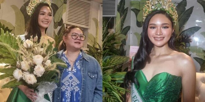 Paula Merced Carmel B Vitug Miss Eco Teen International