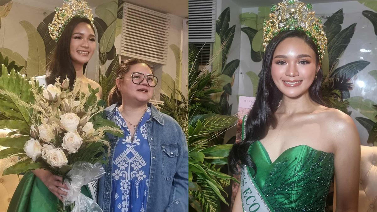 Paula Merced Carmel B Vitug Miss Eco Teen International