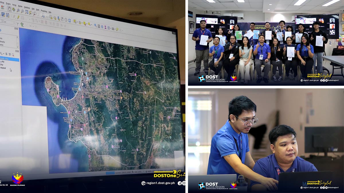 DOST SARAI Ilocos Region Upskills Personnel In Geographic Information System