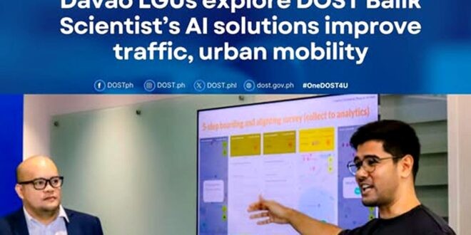 Davao LGUs explore DOST Balik Scientist’s AI solutions improve traffic, urban mobility