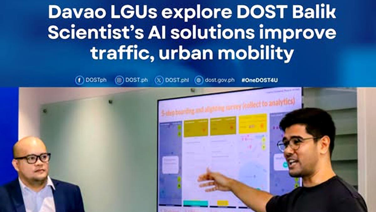 Davao LGUs explore DOST Balik Scientist’s AI solutions improve traffic, urban mobility