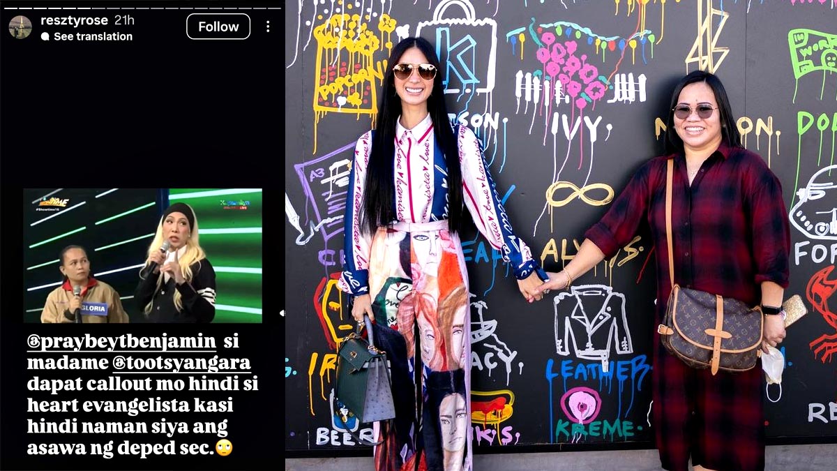 Vice Ganda Heart Evangelista Resty Rossell